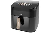 Freidora de aire Cecotec Cecofry&Grill Smokin’ 8500, 8.5 L, 2200W, Negro