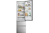 Frigorífico combi Haier HTW5620CNMG, No Frost, 414 L, 205 cm, Wi-Fi, Inox