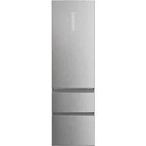 Frigorífico combi Haier HTW5620CNMG, No Frost, 414 L, 205 cm, Wi-Fi, Inox